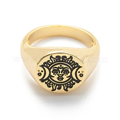 Латунный перстень для женщин&nbsp;LS-RJEW-E058-01G-08