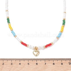Collana con ciondolo a forma di cuore in acciaio inossidabile 304 per San Valentino&nbsp;NJEW-MZ00146-03