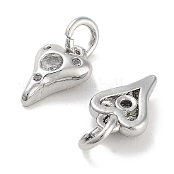 Латунные микро проложить кубического циркония подвески&nbsp;KK-C051-06P-01