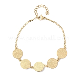 Браслеты из нержавеющей стали 304 Religion для женщин&nbsp;LS-BJEW-F524-03G