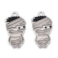 Подвески из эмали и светящегося сплава на тему хэллоуина&nbsp;ENAM-N056-228P