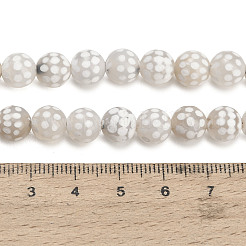 Chapelets de perles de style tibétain&nbsp;GG-NH0001-A04-8MM