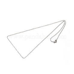 Устойчивые к потускнению цепочки из нержавеющей стали 304 с двойным звеном&nbsp;NJEW-O051-09