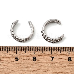 Manschettenohrringe aus 304 Edelstahl mit Strassen&nbsp;EJEW-L313-04P