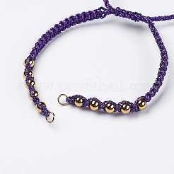 Fabrication de bracelet tressé en polyester&nbsp;MAK-K018-B