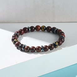 Bracelet extensible perles de prière bouddhisme&nbsp;BJEW-JB07124