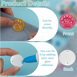 40 Stück 10 Farben Pfotenabdruck-Strass aus Kunstharz zum Aufnähen.&nbsp;RESI-FG0001-07