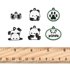 14шт 6 стиля подвески из сплава с эмалью&nbsp;ENAM-FS0002-60