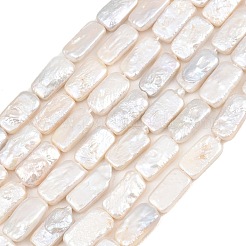 Fili di perle keshi barocche naturali&nbsp;PA-CBAFEE8-16A