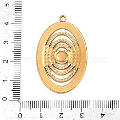 Cabochon-Fassungen für Anhänger aus Edelstahl 304&nbsp;STAS-L313-07G