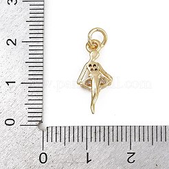 Ottone micro spianare pendenti zirconi&nbsp;LS-KK-D409-42G-B