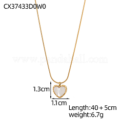 Кулон в виде сердца из нержавеющей стали 304.&nbsp;STAS-OY009-38G