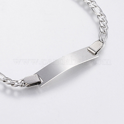 Bracciali a maglie in acciaio inossidabile 304 anti-ossidazione&nbsp;BJEW-H572-01P