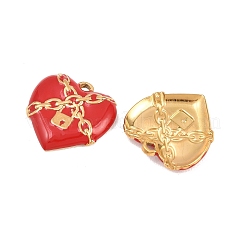 Pendentifs en acier inoxydable 304 émaillés&nbsp;STAS-K293-22G-01