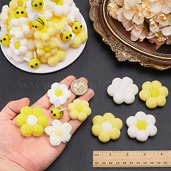 42 шт. 9 стиля аксессуаров для вязания украшений из хлопка ручной работы&nbsp;DIY-WR0005-08