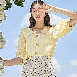 50 шт. 5 стиля латунных пуговиц с 3 отверстиями&nbsp;BUTT-OC0001-47B