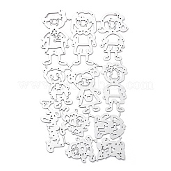 Kinder-Stanzschablonen aus Kohlenstoffstahl&nbsp;LS-DIY-P076-13