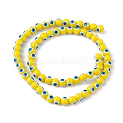 Выпечка окрашенные стеклянные бусины&nbsp;DGLA-C001-02B