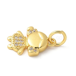 Латунные микро проложить кубического циркония подвески&nbsp;KK-U053-01G-01
