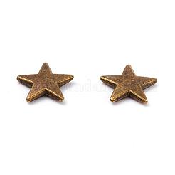 Zink-Legierung Cabochons&nbsp;PALLOY-WH0036-24AB