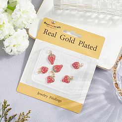 Кулоны с эмалью из латуни&nbsp;KK-BBC0019-49