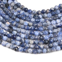 Natur Sodalith Perlen Stränge&nbsp;G-RM250104-A5