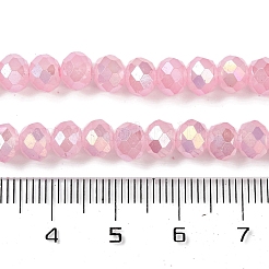 Запекание гальванических нитей стеклянных бусин&nbsp;LS-DGLA-A039-J6MM-B15