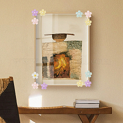 40 шт. кабошоны из непрозрачной смолы серии «Сакура»&nbsp;CRES-SP0001-17