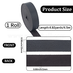 1 rouleau de cordon en similicuir microfibre&nbsp;WL-CL0001-25B