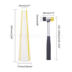Устанавливаемые двухсторонние резиновые молотки и измерительная оправка&nbsp;TOOL-PH0016-74