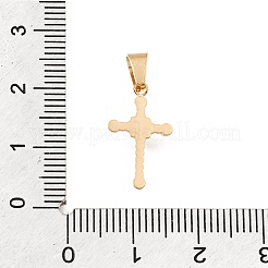 Pendentifs de Pâques en acier inoxydable 304 avec turquoise synthétique&nbsp;STAS-E531-23G-A