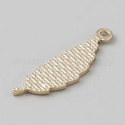 Leichtgoldfarbene Emaille-Anhänger&nbsp;FIND-CJC0024-18I-02