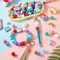 Пищевые экологически чистые силиконовые фокусные бусины&nbsp;SIL-TA0002-49