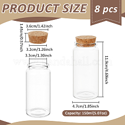 Wunschflaschen aus Glas als Behälter für Perlen&nbsp;AJEW-WH0871-37B