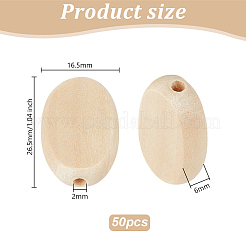 Holzperlen&nbsp;WOOD-WH0026-46