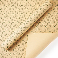 Papier d'emballage cadeau fleur&nbsp;DIY-TAC0020-52A