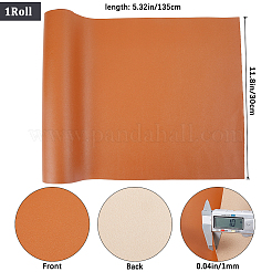 Ткань из искусственной кожи прямоугольника&nbsp;AJEW-WH0089-52C-05