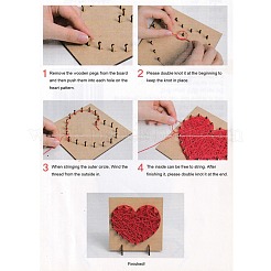 Weihnachtsthema DIY Nail String Art Kit für Erwachsene&nbsp;DIY-P014-D01