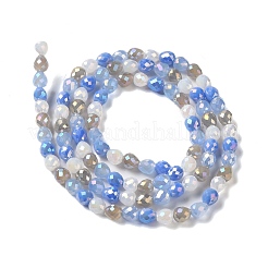 Fili di perle di vertro placcato&nbsp;GLAA-B013-01H