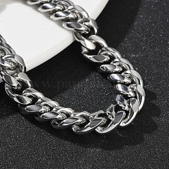 Bracelets à maillons cubains en acier inoxydable 304 pour hommes&nbsp;BJEW-Z081-01P-04