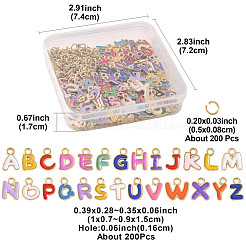 200 шт. Подвески из сплава с эмалью&nbsp;ENAM-FS0003-59