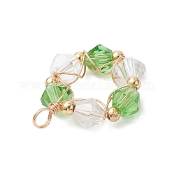 7шт стеклянные подвески&nbsp;PALLOY-JF04702