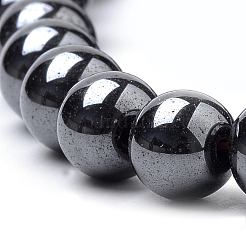 Non magnetici perle ematite sintetico fili&nbsp;G-S259-44-12mm