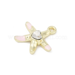 Rack-Plattierung Legierung Emaille Strass-Anhänger&nbsp;PALLOY-R151-41G-05