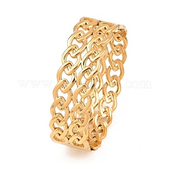 Браслеты из нержавеющей стали 304 для женщин&nbsp;BJEW-Z155-04G