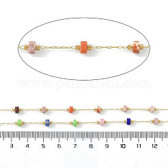 Catene in acciaio inossidabile placcate ionica (ip) 304&nbsp;AJEW-Q150-08G-05