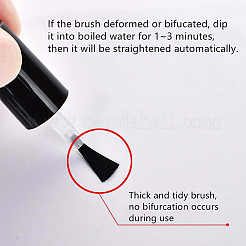 Прозрачный стеклянный лак для ногтей пустая бутылка&nbsp;MRMJ-BC0001-47-5ml