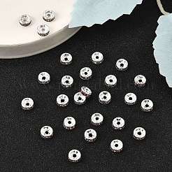 Латунь марки А горный хрусталь Spacer бисер&nbsp;RB-A014-Z6mm-10S