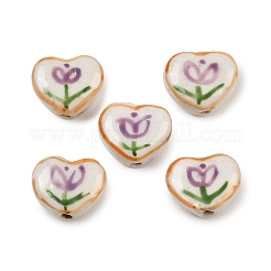 Фарфоровые бусины ручной работы&nbsp;PORC-B009-02