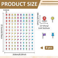 Autocollants en pvc&nbsp;DIY-WH0671-474B